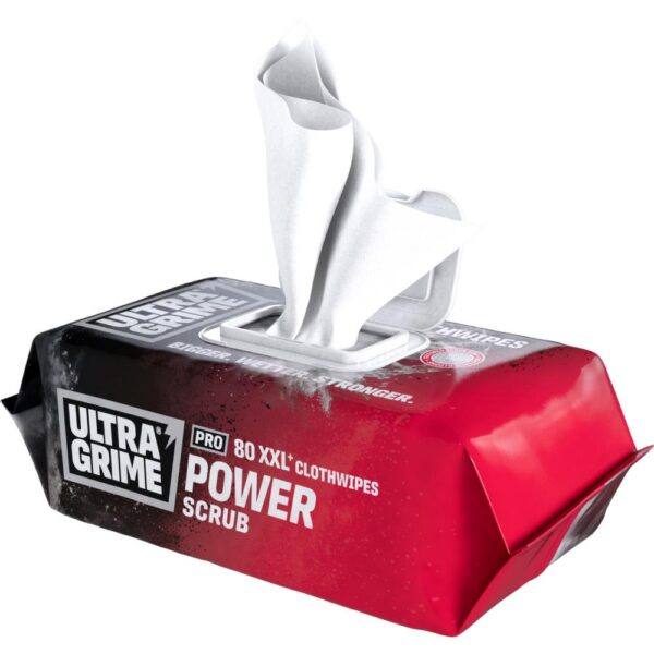 UltraGrime Puhdistusliina XXL Power Scrub UltraGrime Puhdistusliina XXL Power Scrub avattuna