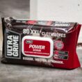 UltraGrime Puhdistusliina XXL Power Scrub lattialla