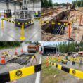 Knovox Varoitusnauha keltainen kuvituskuva