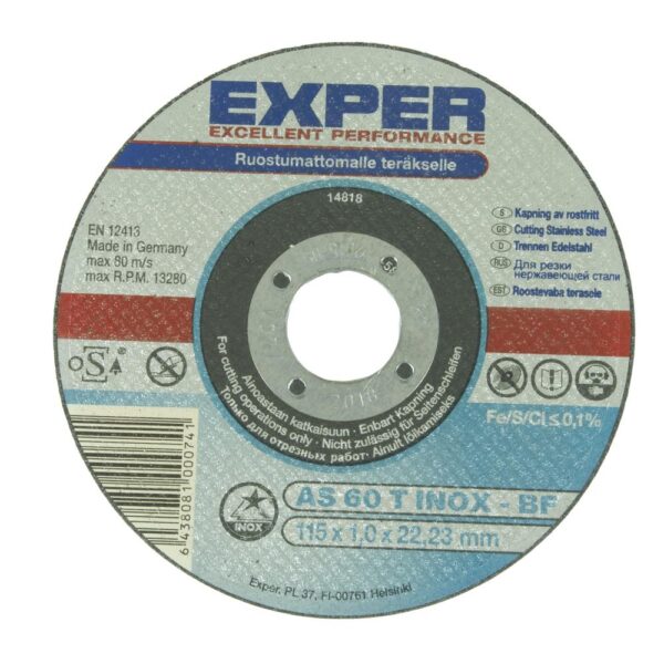 Katkaisulaikka Exper RST 115 x 1.0 mm Katkaisulaikka Exper RST 115 x 1.0 mm