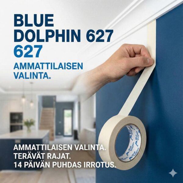 Blue Dolphin Maalarinteippi 627 ammattilaatu mainoskuva
