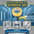 Blue Dolphin Automaalarinteippi washi mainoskuva