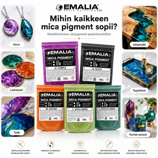 Emalia Mica väripigmentti