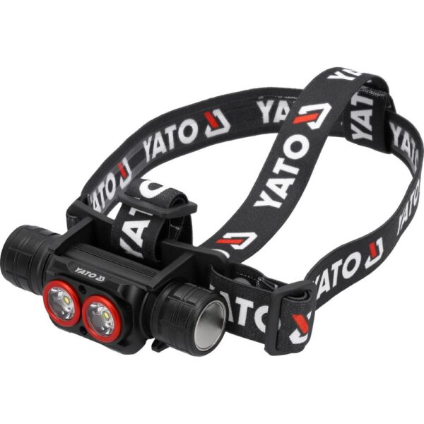 Yato Otsalamppu IPX4 ladattava Li-Po akku Yato Otsalamppu IPX4 ladattava Li-Po akku