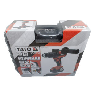 Yato Akkuiskuporakone 18V 75Nm myyntipakkaus
