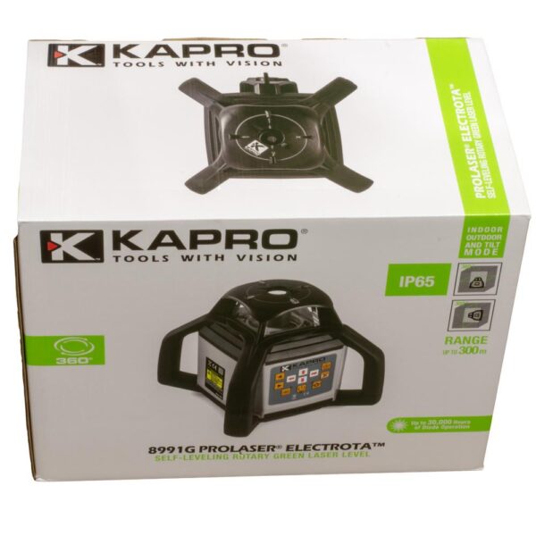 Kapro tasolaser 8991G myyntipakkaus