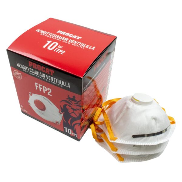 Procat Hengityssuojain FFP2 10 kpl / laatikko Procat Hengityssuojain FFP2 10 kpl / laatikko