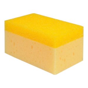 Vorel laattasieni 2-karkeutta 165x100x80 mm, kaksipuolinen PU-sieni saumauslaastin pesuun