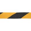 Yato Liukuesteteippi 50MM x 18M musta-keltainen avattuna