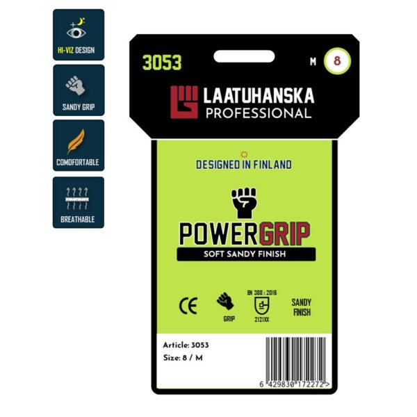 Laatu Asentajankäsine extra soft power grip Laatu asentajankäsine 2121X tuotekortti