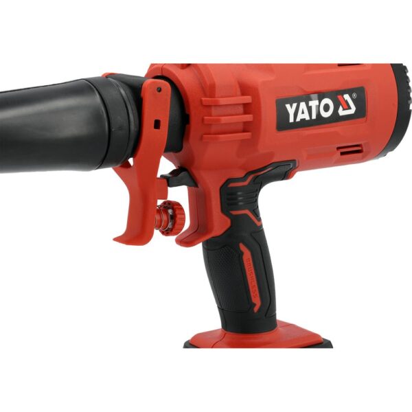 Yato Akkumaaliruisku 18V BL HVLP runko Yato akkumaaliruisku 18V runko – kahva, liipaisin ja puhallinsuutin