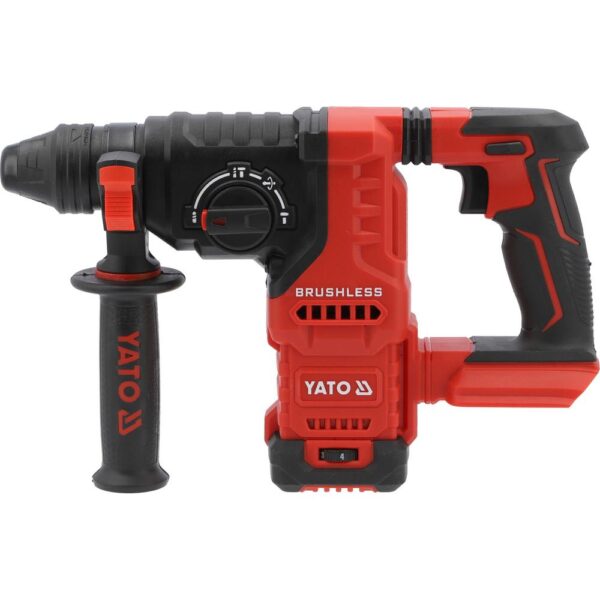 Yato Akkuporavasara SDS+ 18V 2,8 J runko Yato akkuporavasara 2,8 J runko – sivulta