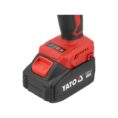 Yato akkumutteriväännin 850 Nm 4 Ah – 18V 4 Ah akku ja varausilmaisin