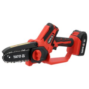 Yato akkuoksasaha 6" 18V 2 Ah – etuviistosta