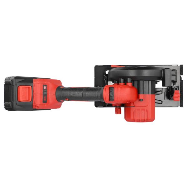 Yato Akkukäsisirkkeli 18V 140 mm BL 2x4 Ah Yato akkukäsisirkkeli 18V 140 mm 2x4 Ah – ylhäältä kuvattuna