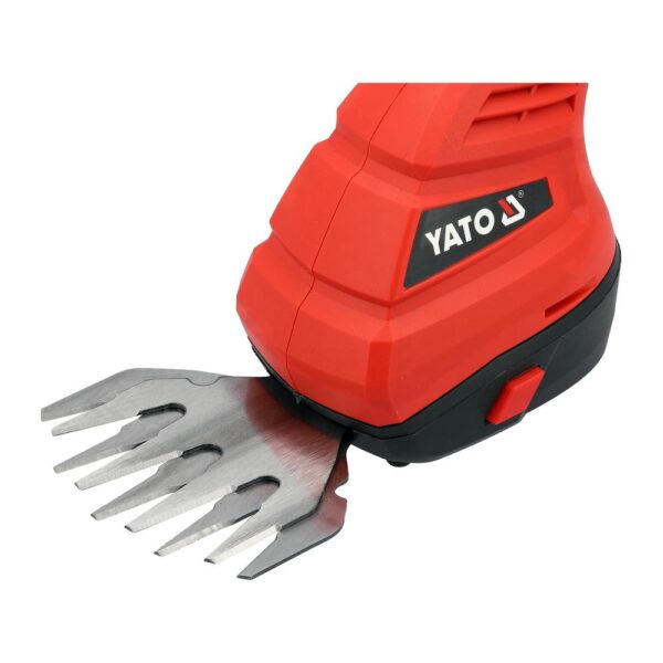 Yato Akkuruoho- ja pensassakset 18V 1300 rpm runko Yato ruoho- ja pensassakset 18V 1300 runko, ruohoterä lähikuva