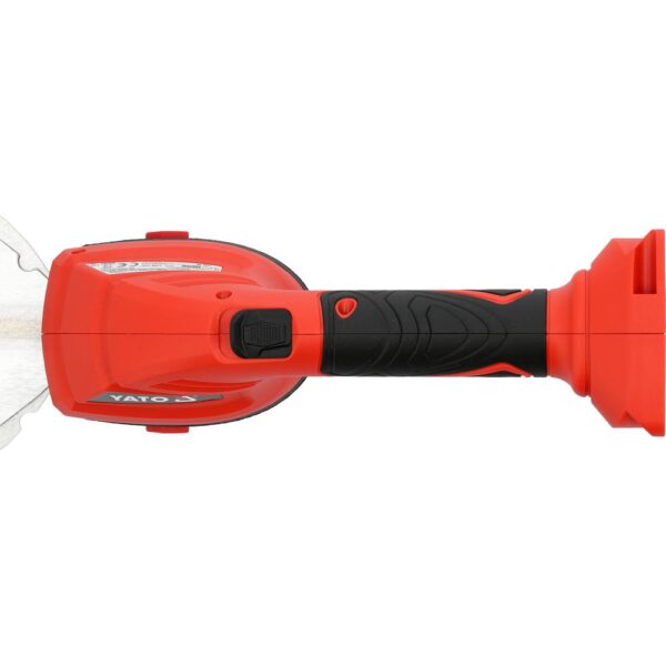 Yato Akkuruoho- ja pensassakset 18V 1300 rpm runko Yato ruoho- ja pensassakset 18V 1300 runko, kahva ja virtakytkin ylhäältä