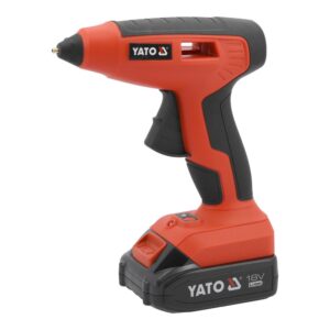 Yato akkuliimapistooli 18V 11 mm akulla sivulta